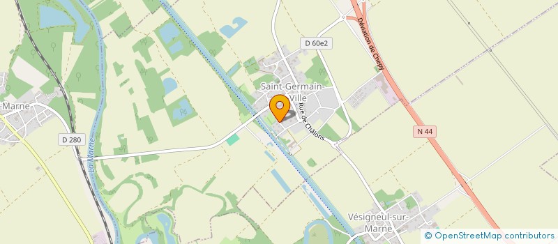 localisation de l'entreprise LA CHENEVIERE  SAINT-GERMAIN-LA-VILLE