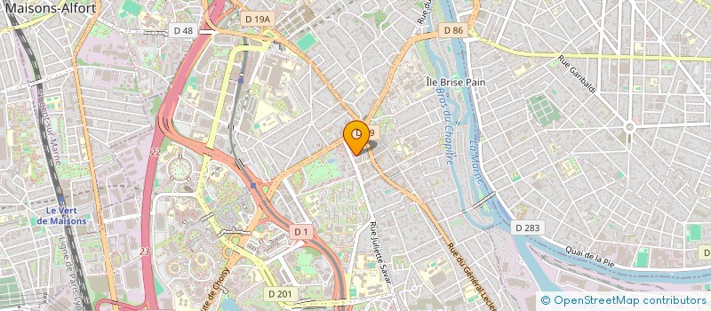 localisation de l'entreprise LA CHENILLE KI REDEMARRE  CRETEIL