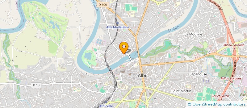 localisation de l'entreprise LA CHENILLETE  ALBI