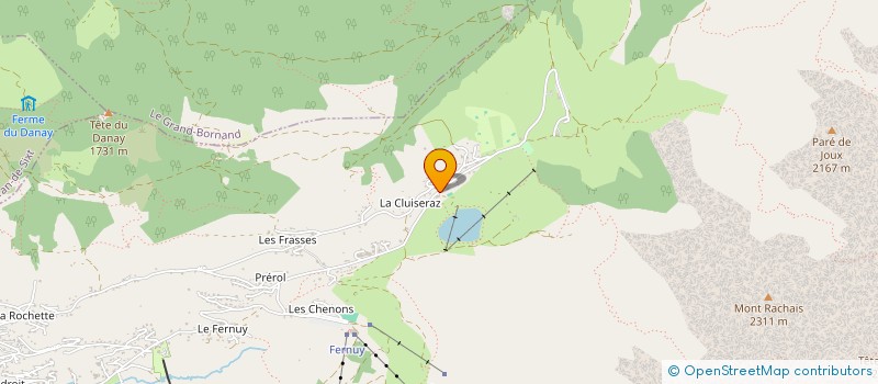 localisation de l'entreprise LA CHENILLETTE à LA CLUSAZ