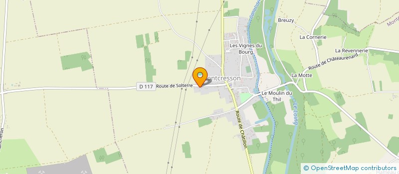 localisation de l'entreprise LA CHENOLETTE  MONTCRESSON