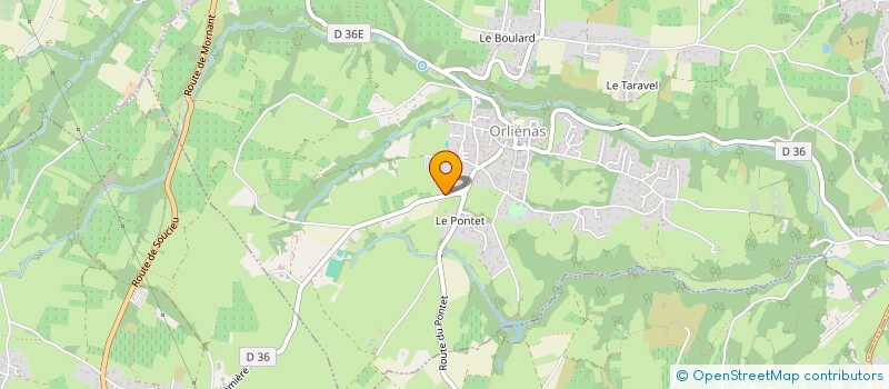 localisation de l'entreprise LA CHENOU  SAINT LAURENT D'AGNY