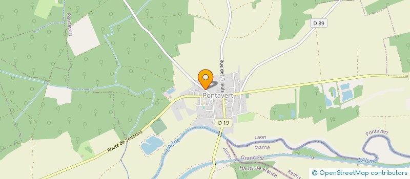 localisation de l'entreprise LA CHEPTELLIERE à PONTAVERT