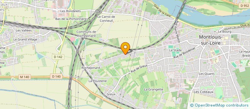 localisation de l'entreprise LA CHERRY EVENT  MONTLOUIS-SUR-LOIRE