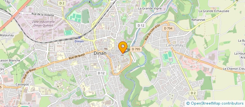 localisation de l'entreprise LA CHESNAIE  DINAN