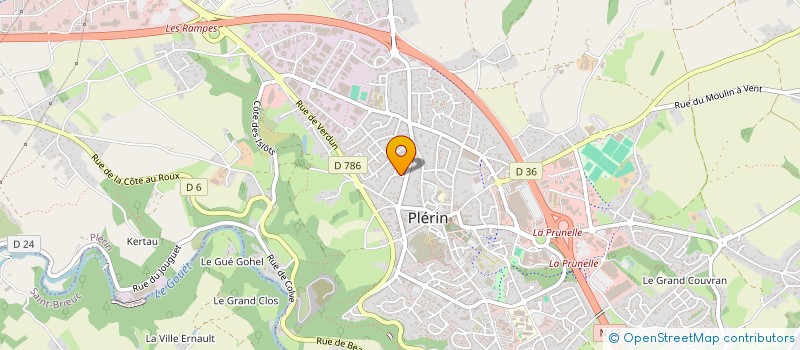 localisation de l'entreprise LA CHESNAIE  PLERIN