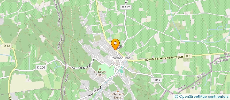 localisation de l'entreprise LA CHESNAY  ROCHEGUDE