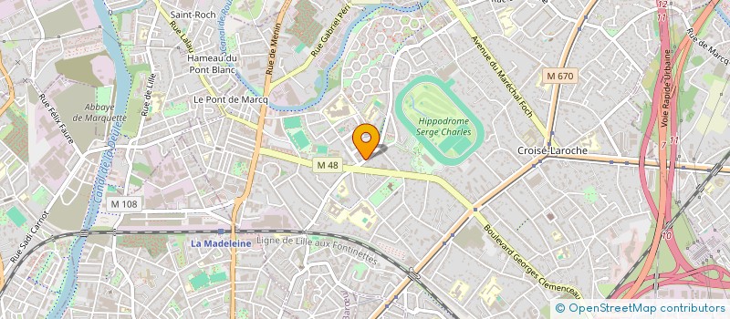 localisation de l'entreprise LA CHESNERAIE à MARCQ-EN-BARŒUL