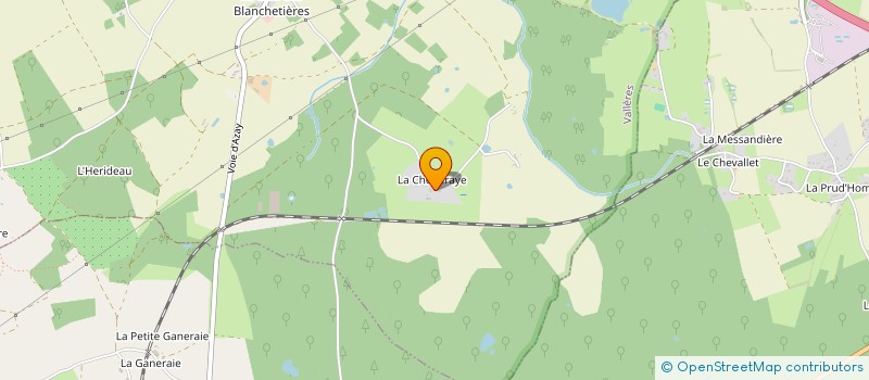 localisation de l'entreprise LA CHESNERAYE  VALLERES