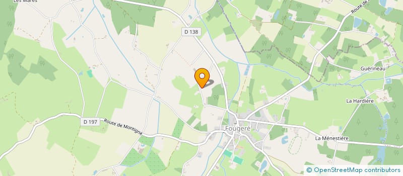 localisation de l'entreprise LA CHEVALERIE  BAUGE-EN-ANJOU