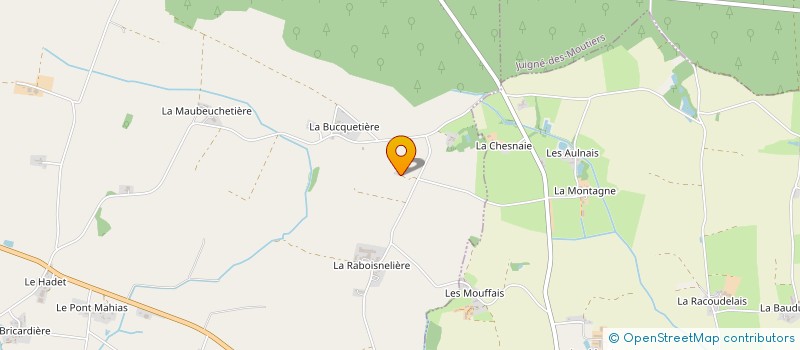 localisation de l'entreprise LA CHEVALERIE  CHATEAUBRIANT