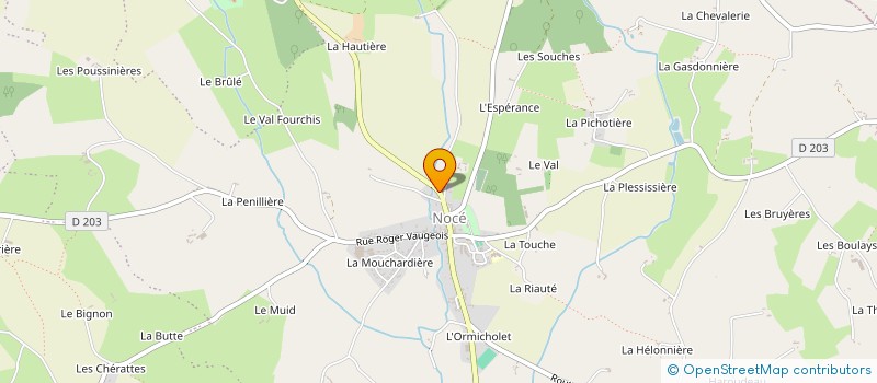 localisation de l'entreprise LA CHEVALERIE DU CAILLOU à PERCHE-EN-NOCE