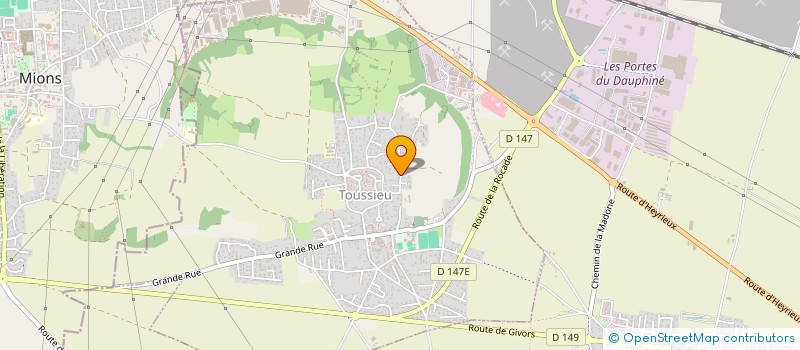 localisation de l'entreprise LA CHEVALIERE à TOUSSIEU