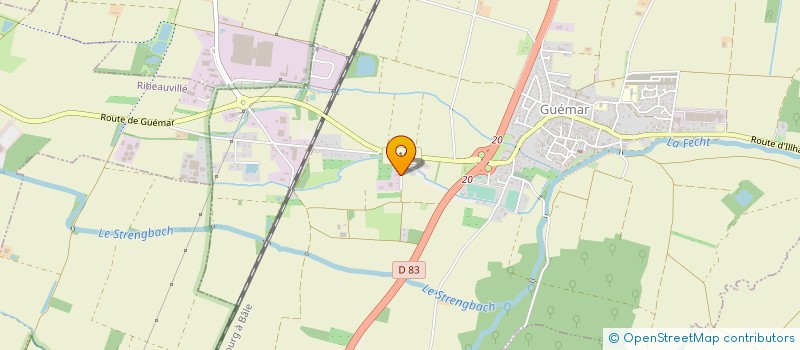 localisation de l'entreprise LA CHEVALIERE SCI  GUEMAR