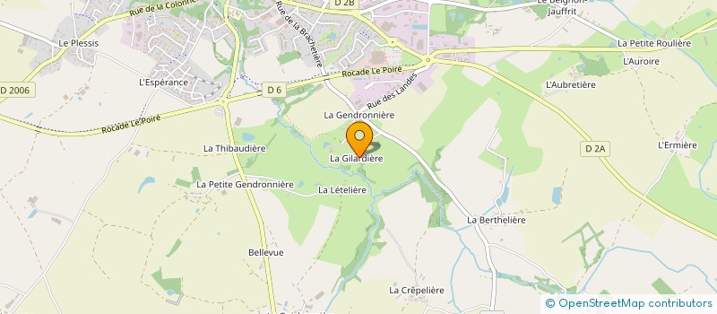 localisation de l'entreprise LA CHEVAUCHEE DE LA VIE à LE POIRE-SUR-VIE