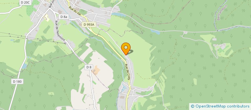 localisation de l'entreprise LA CHEVAUCHEE ETOILEE  VAL-ET-CHATILLON