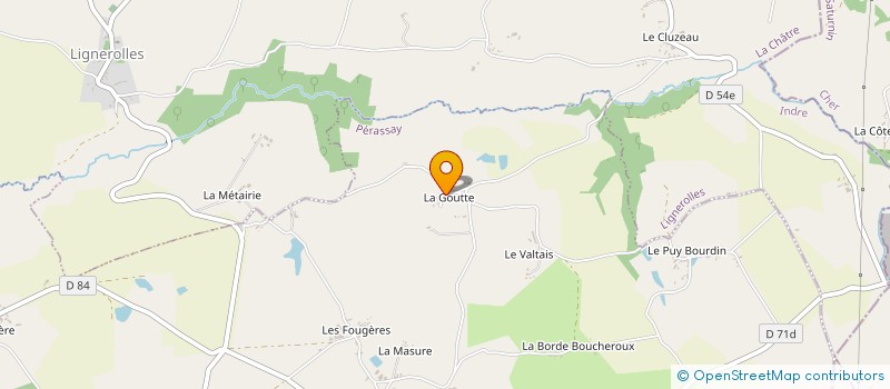 localisation de l'entreprise LA CHEVAUCHEE VERTE à PERASSAY