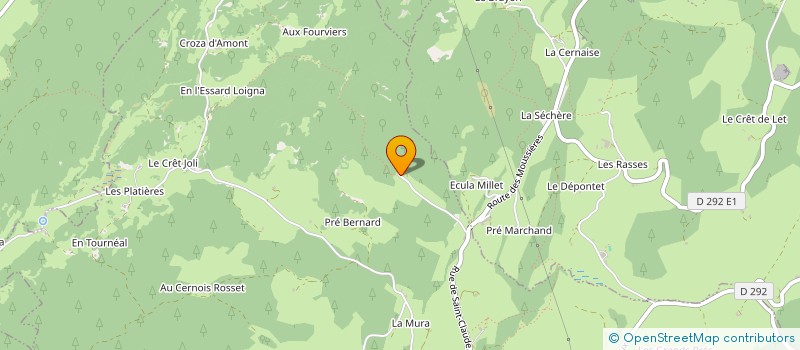 localisation de l'entreprise LA CHEVILLE  LES MOUSSIERES