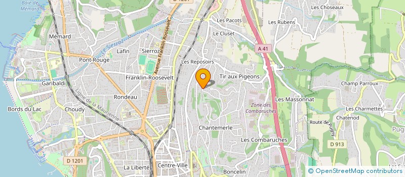 localisation de l'entreprise LA CHEVILLE DES SAVOIES  AIX-LES-BAINS