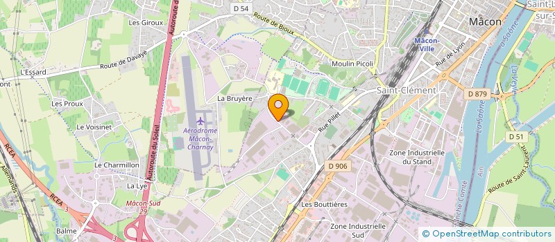 localisation de l'entreprise LA CHEVILLE SAONOISE à MACON