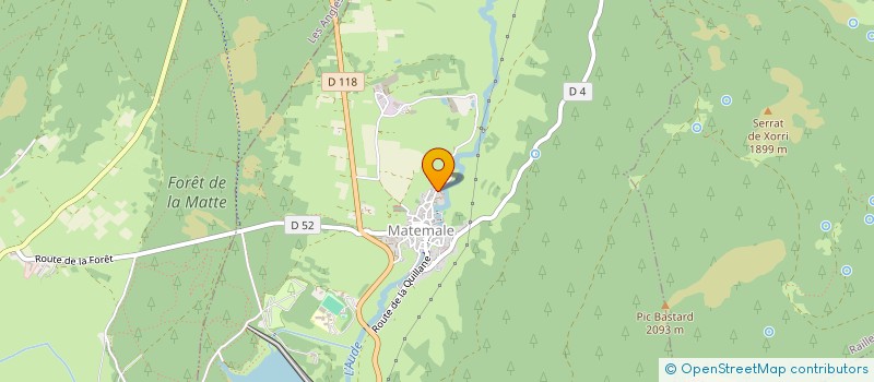 localisation de l'entreprise LA CHEVRE'RIT  MATEMALE