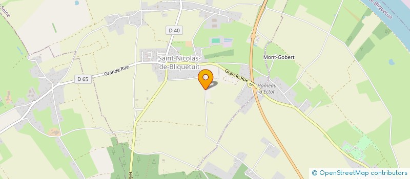 localisation de l'entreprise LA CHEVRERIE DE BLIQUETUIT  ARELAUNE-EN-SEINE