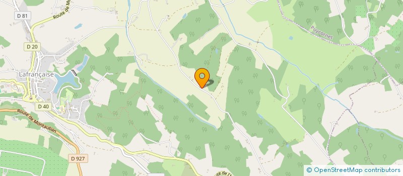 localisation de l'entreprise LA CHEVRERIE DE SAINT JEAN  LAFRANCAISE