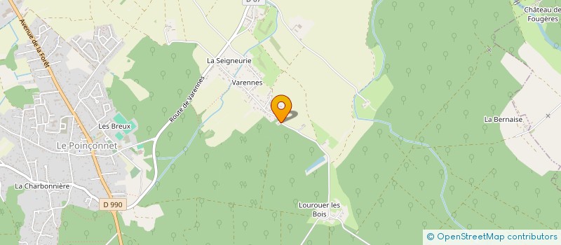 localisation de l'entreprise LA CHEVRERIE DU PRESSOIR à LE POINCONNET
