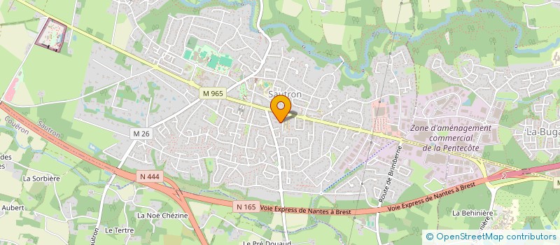 localisation de l'entreprise LA CHEVROLIERE  SAUTRON