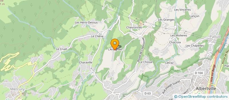 localisation de l'entreprise LA CHEVRONNAISE à MERCURY
