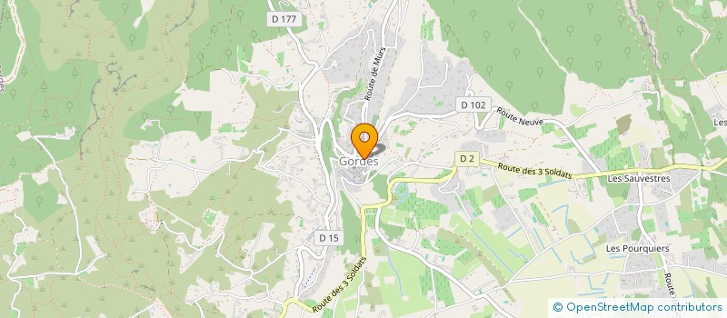 localisation de l'entreprise LA CHIARINA  MURS