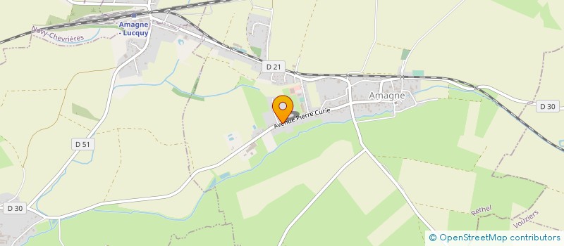 localisation de l'entreprise LA CHICANDE  AMAGNE