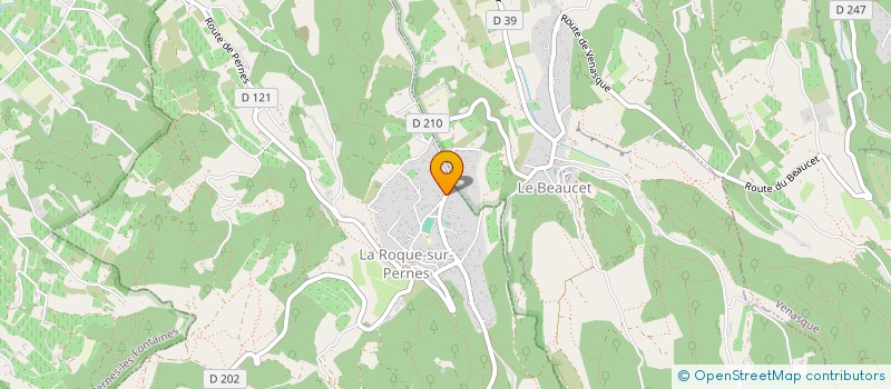 localisation de l'entreprise LA CHICANE  LA ROQUE-SUR-PERNES