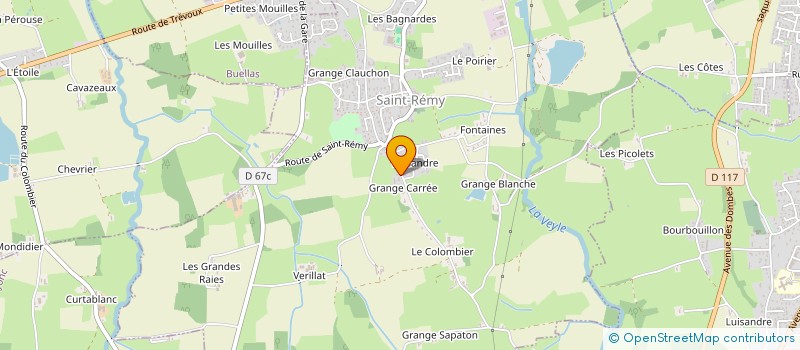 localisation de l'entreprise LA CHICANIERE à SAINT-REMY