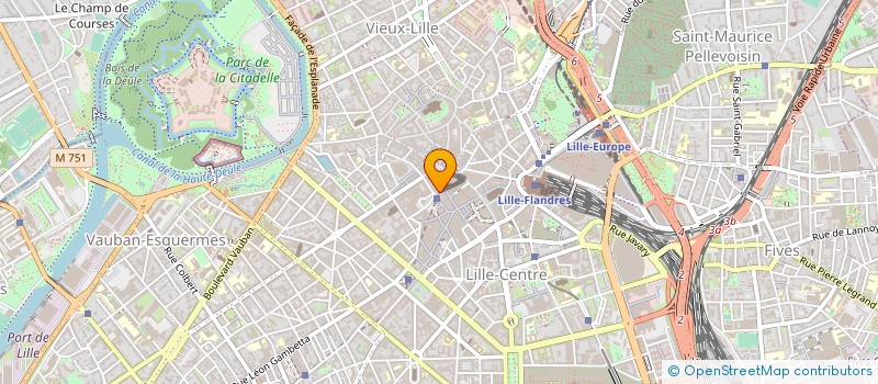 localisation de l'entreprise LA CHICOREE à LILLE