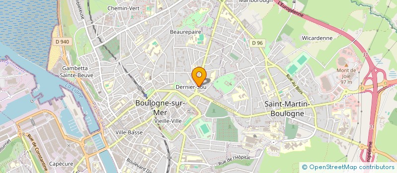 localisation de l'entreprise LA CHIENNTEE à BOULOGNE-SUR-MER