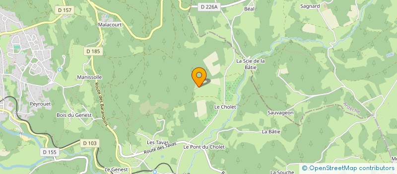 localisation de l'entreprise LA CHIKANE à LE CHAMBON-SUR-LIGNON