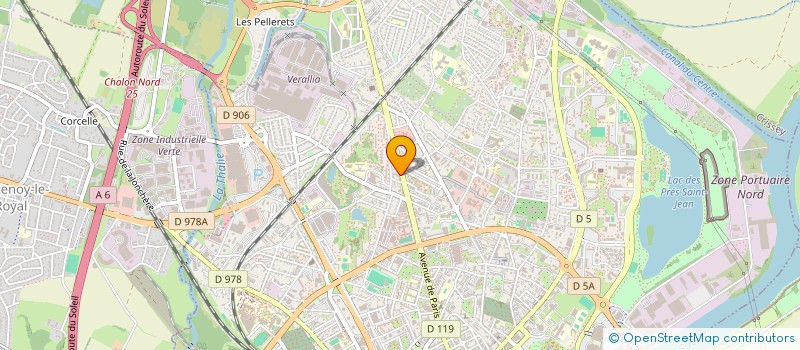 localisation de l'entreprise LA CHINE à CHALON-SUR-SAONE