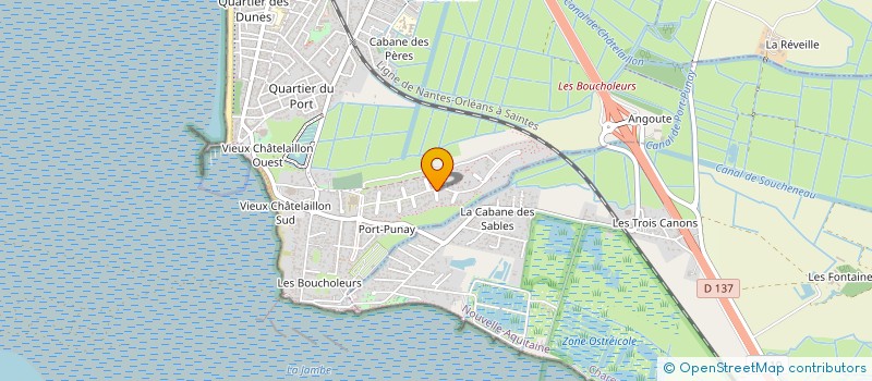 localisation de l'entreprise LA CHINGONA à CHATELAILLON-PLAGE