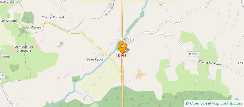 localisation de l'entreprise LA CHIPS DU PERCHE à BELFORET-EN-PERCHE