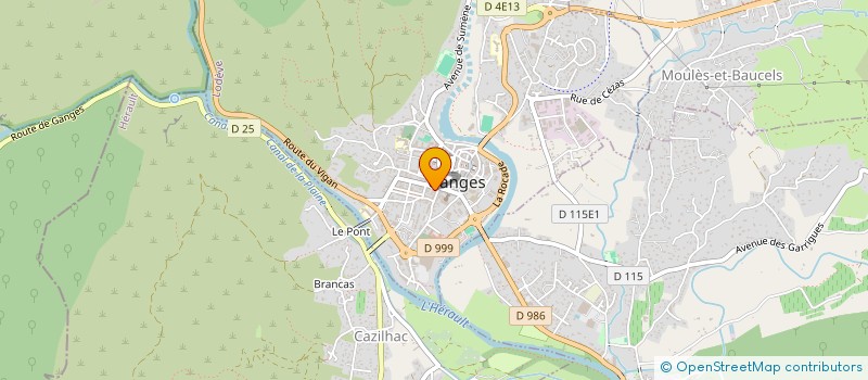 localisation de l'entreprise LA CHISPA à GANGES