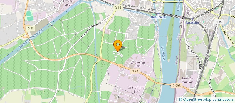 localisation de l'entreprise LA CHISTERA à BEAUCAIRE