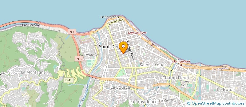 localisation de l'entreprise LA CHOCOLATERIE à SAINT-DENIS