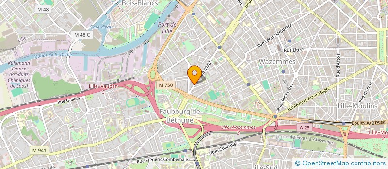 localisation de l'entreprise LA CHOCOLATERIE à LILLE