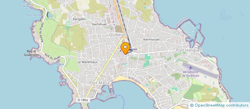 localisation de l'entreprise LA CHOCOLATERIE DE LA PRESQU'ILE à QUIBERON