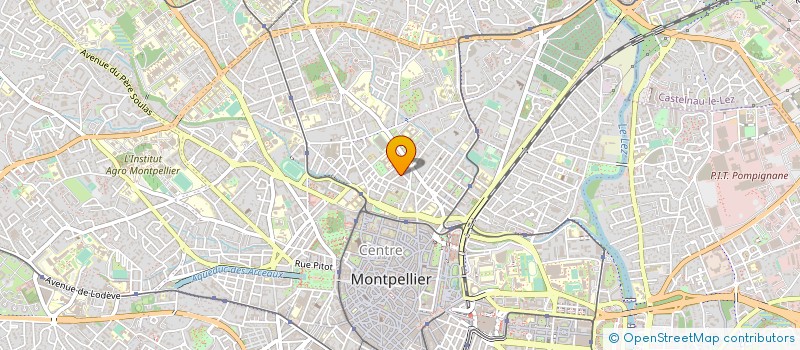 localisation de l'entreprise LA CHOCOLATERIE DU BELIER à MONTPELLIER
