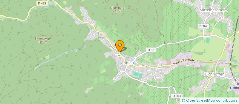 localisation de l'entreprise LA CHOCOLATIERE  ANDLAU