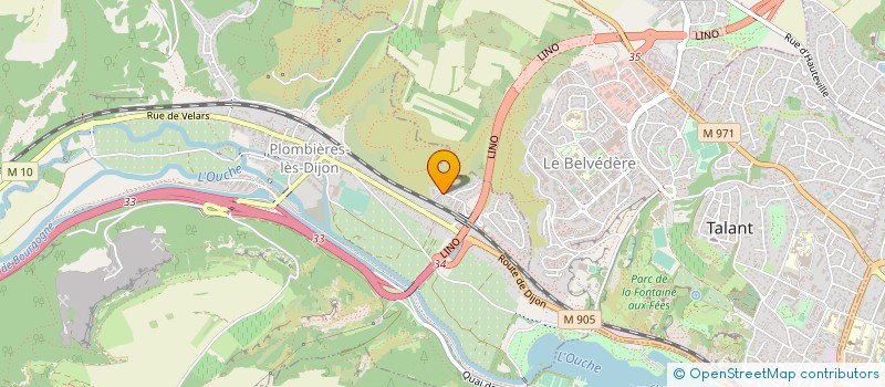 localisation de l'entreprise LA CHOCOLATIERE  PLOMBIERES-LES-DIJON