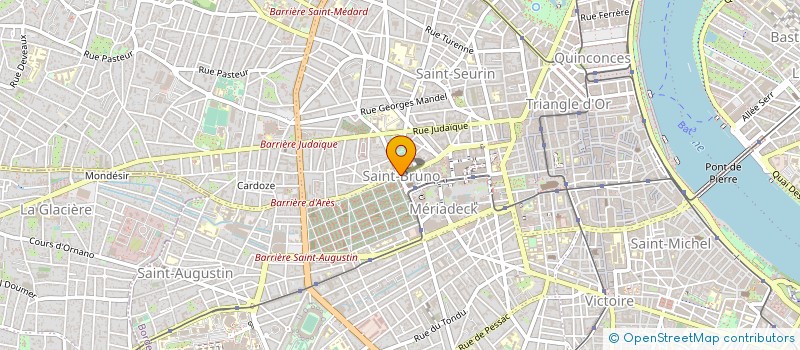 localisation de l'entreprise LA CHOCOLATINE à BORDEAUX