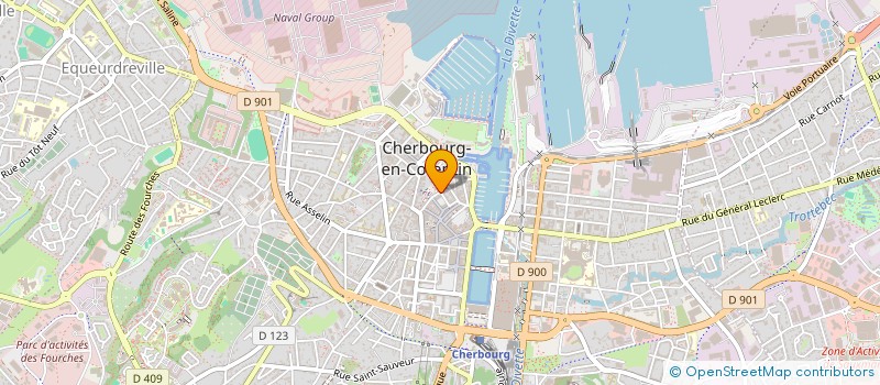 localisation de l'entreprise LA CHOCOLATINE  CHERBOURG-EN-COTENTIN